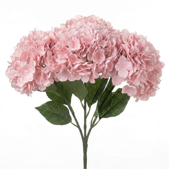 AYktou Hydrangea Artificial Flowers Outdoor Silk Bouquets, Green Artificial Hydrangea Floral Arrangement Faux Flower DIY for Vase Table Centerpieces Outside Party Wedding Garden Home Decor