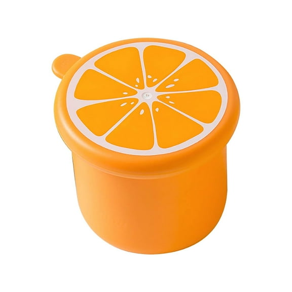 AYktou Ice Tray Ice Maker,Cute Lemon Pattern Ice Trays for Freezer with Lid,Food Grade Silicone Flexible Material,Easy Deicing & Cleaning,Quickly Freezing,for Coffee,Cocktails,Drinks,Jellies,Puddings