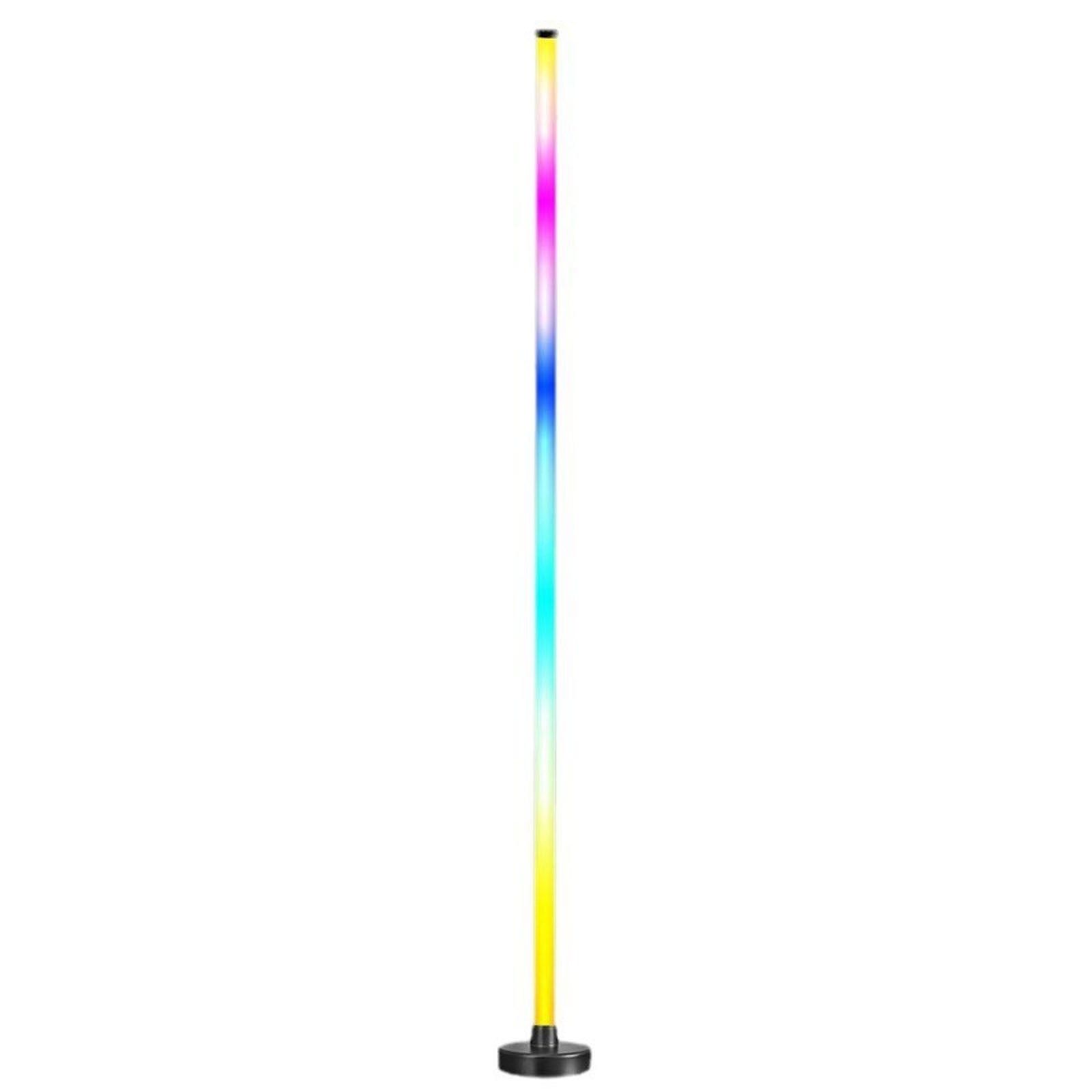 AYktou LED Floor Lamp 1.2m Corner Floor Lamp 1.6 Billion DIY Color & 23+ Scene and Music Sync Smart Modern Floor Lamp Color-changing Floor Lamp for Living Room