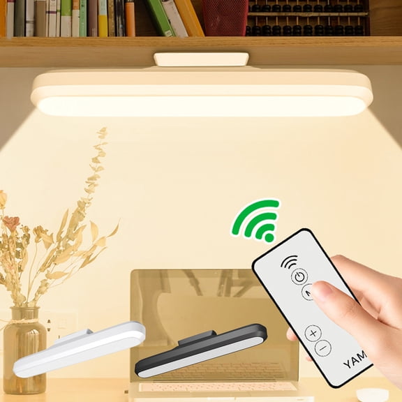 AYktou Magnetic Light Bar, 11.2 Inch Rechargeable Desk LED Light Bar with Remote Control Adsorbed Desk Lamp Eye-Protection Reading Light Bedroom Vanity Lights Mirror Lights Outdoor Camping Lamp