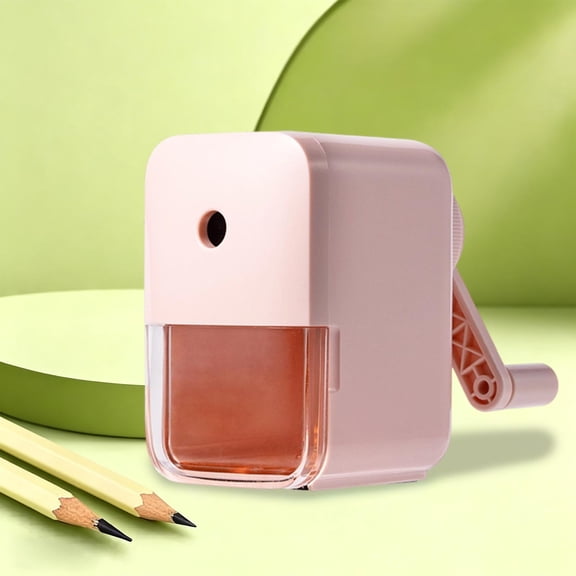 AYktou Manual Pencil Sharpener, Desktop Pencil Planer Sharpener - Hand Crank Pencils Sharpener, Colored Pencil 6.9-8.0mm Art Pencil Cutter Automatic Lead Feeding Pencils Sharpener Office Supplies