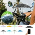 thumbnail image 1 of AYktou Mini Umbrella, 11 Inch Small Colorful Sunshade Mobile Phone Umbrella Adjustable Mini Motorcycle Umbrella Decorative Sunny Rainy Umbrella for Photography Prop Supplies Home Decor, 1 of 9