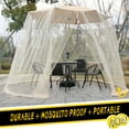 thumbnail image 1 of AYktou Mosquito Net,Mosquito Netting for Patio,Double-Sided Umbrella Netting for Outdoor Umbrellas with Double Zipper Door and Adjustable Rope(a Mosquito Net), 1 of 5