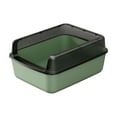 thumbnail image 1 of AYktou Open Cat Litter Box with High Side, Semi-Enclosed Double-Layer Detachable Cats Litter Pan, Anti-Splashing Kitten Toilet Easy Cleaning Non-Scratch Leak Proof Cat Box, 1 of 6