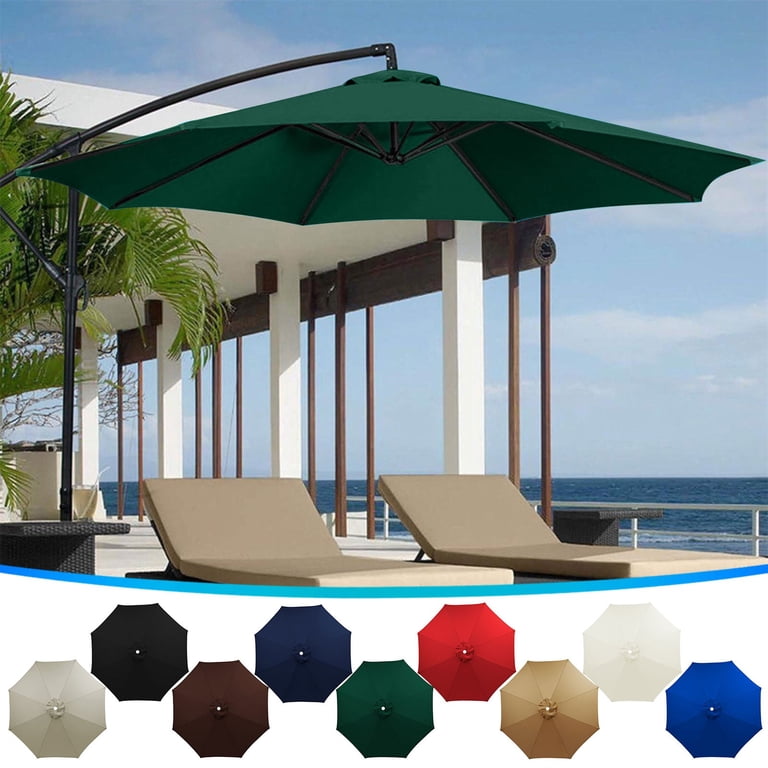 best patio umbrella led Best Choice Products 10' Solar LED Lighted Patio Umbrella with Tilt Adjustment, Light Blue