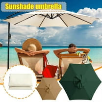 AYktou Patio Umbrella Canopy Outdoor Umbrella Canopy 6.56ft Patio Umbrella Replacement Canopy for 6 Ribs(Umbrella Stand not Included)