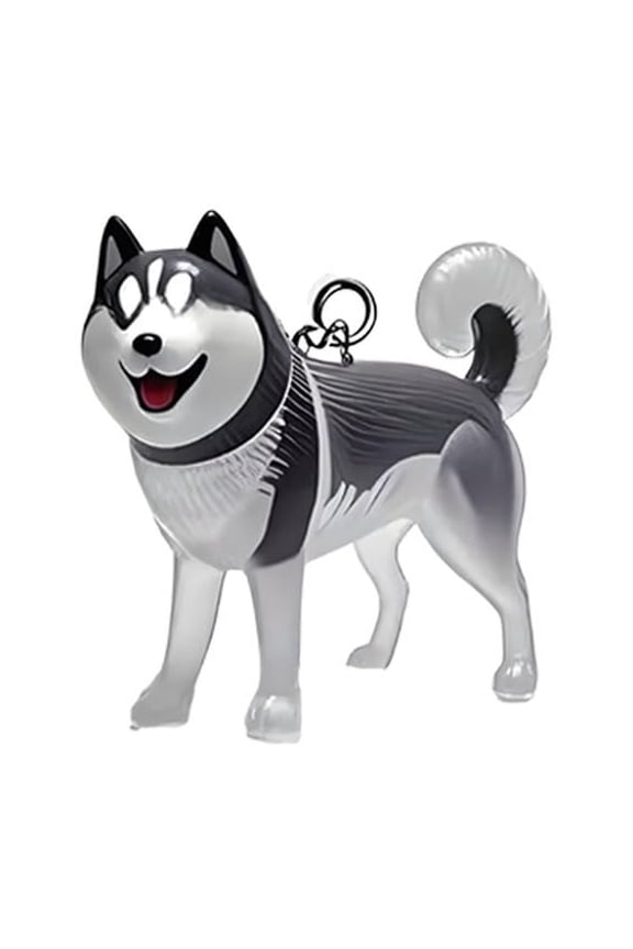Pet Hair Collector Keychains, 2 Inch Transparent Bottle Dog Hair Collector Cute Keyring Bag Charms Car Hanging Puppy Rabbit Cat Hair Collector Collecting Hair Keepsake Portable Pendants