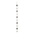 thumbnail image 1 of AYktou Pinecone-Shaped Metal Rain Chain, Outdoor Wind Chime Patio Garden Eaves Rainwater Harvesting Chain Vintage Drainage Chain Pine Cones and Bells Rain Chain for Indoor Outdoor Decoration, 1 of 6