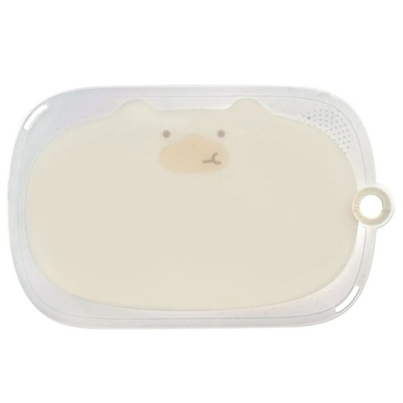 AYktou Plastic Cutting Board-Small Cutting Board with Built-in Grinder,BPA Free,Dishwasher Safe,Food Safe,Cute Special Baby Supplementary Food Chopping Board for Fruit/Vegetables/Baby Food