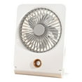 thumbnail image 1 of AYktou Portable Air Conditioners Fan,Portable Fan 2400mAh Multi-function Wall-mounted Fan,Low noise,3 Gear Wind Speed,USB & Battery Operated Desk Fan for Home,Office,Bedrooms,Cars, 1 of 8