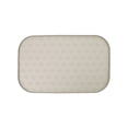 thumbnail image 1 of AYktou Rectangular Silicone Cat & Dog Food Mat for Floors Waterproof, 17×11 Inch Defend Spill Feeding Pet Mat Cute Claw Print Defend Slide Dog Bowl Mats Pet Feeding Placemat Messyproof, Khaki, 1 of 6