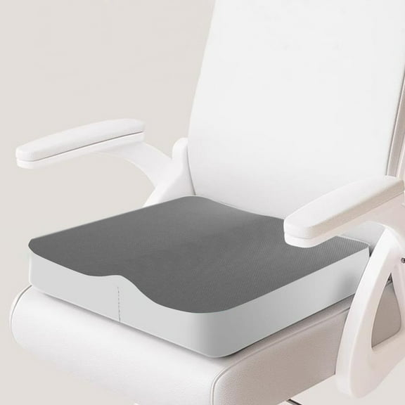 AYktou Seat Cushions for Office Chairs 15.75x15.75x2.17 inch Dense Memory Foam Chair Pads Student Desk Chair Cushion with Machine Washable,Non Slip Kitchen Chair Pad for Office/Home Chair,Car