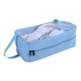 thumbnail image 1 of AYktou Shoe Bags-13.39*6.30*4.34in Clear Plastic Shoe Storage Bag with Zippers,Washable Reusable Portable Shoes Organizers Pouch for Men and Women, 1 of 9
