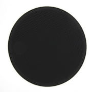 AYktou Silicone Microwave Mats, 12 Inch Round Honeycomb Pattern Placemat Insulation Silicone Cover Pads Kitchen Trivet Mat Pot Holders Hot Pads Dishwasher Safe Food Grade Mat for Oven Pot, Black