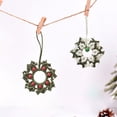 thumbnail image 1 of AYktou Snowflake Christmas Ornaments -Hand Woven Hollow Star Pendants Christmas Tree Decorations,Five Pointed Star Ornaments Christmas Gift for Wedding Party Holiday Wall Decoration, 1 of 8