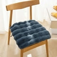 thumbnail image 1 of AYktou Soft Plush Seat Cushion,15.7*15.7in Faux Sheepskin Chair Pads Winter Indoor Warmth Thicken Square Chair Covering,Nonslip Comfort Chair Cushions for Dorm Desk Chair Patio Kitchen Office, 1 of 1