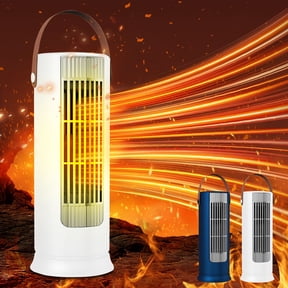 AYktou Space Heater,1000w Electric Heater for Indoor Use,Portable High Power Desktop Heater for Bedroom Office,Intelligent Temperature,Tilt-Over Protection