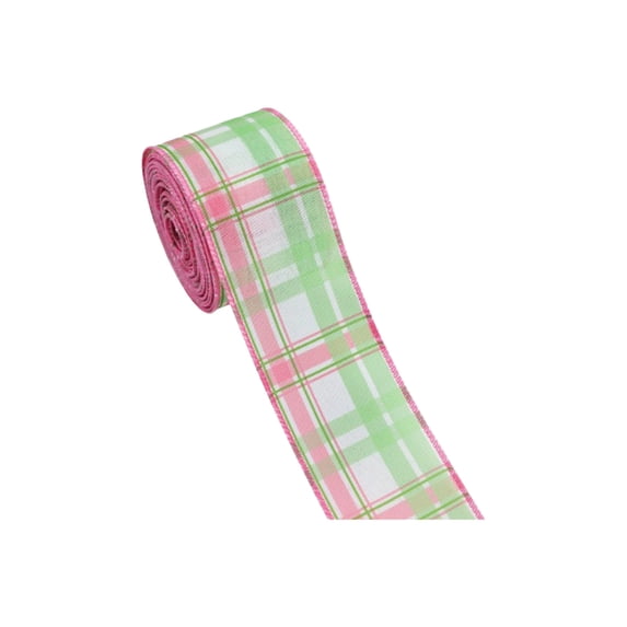 AYktou Spring Ribbons - Easter Bunny Carrot Easter Egg Pattern Ribbons, 2.5×180 Inch Gift Wrapping DIY Ribbon Bows Wreath Decor Floral Arrangements Bouquet Ribbon Party Decorative Bow Ribbon