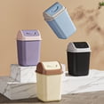 thumbnail image 1 of AYktou Square Swing Lid Trash Can, 9.1×12.6 Inch Removable Top Lid Waste Can Odor Control Ash-Bin Space Saving Garbage Bin for Kitchen Room Office Compact Trash Can Under Tables & Counter, Yellow, 1 of 7