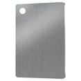 thumbnail image 1 of AYktou Stainless Steel Cutting Board for Kitchen, 11.8×18.1 Inch Thickened Double Sided Chopping Board with Hanging Hole, Multi-Purpose Innoxious Cutting Board for Vegetables Meat Fruit & Bread, 1 of 6