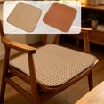 thumbnail image 1 of AYktou Summer Bamboo Chair Cushions, 15.7×15.7 Inch Cool Breathable Seat Cushion Non-Slip Comfortable Seat Pad Car Truck Seat Mat, Bamboo Weaving Chair Pad for Office Home Sofa Dining Chair Truck, 1 of 9