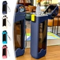thumbnail image 1 of AYktou Summer Water Bottles, Portable Direct Drinking Cup Exquisite Water Cup with Leakproof Flip-Top Lid Low Temperature Storage Fast Heat Dissipation Reusable Water Bottle for Gym Hiking, 1 of 7