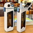 thumbnail image 1 of AYktou Summer Water Bottles, Portable Direct Drinking Cup Exquisite Water Cup with Leakproof Flip-Top Lid Low Temperature Storage Fast Heat Dissipation Reusable Water Bottle for Gym Hiking, 1 of 6
