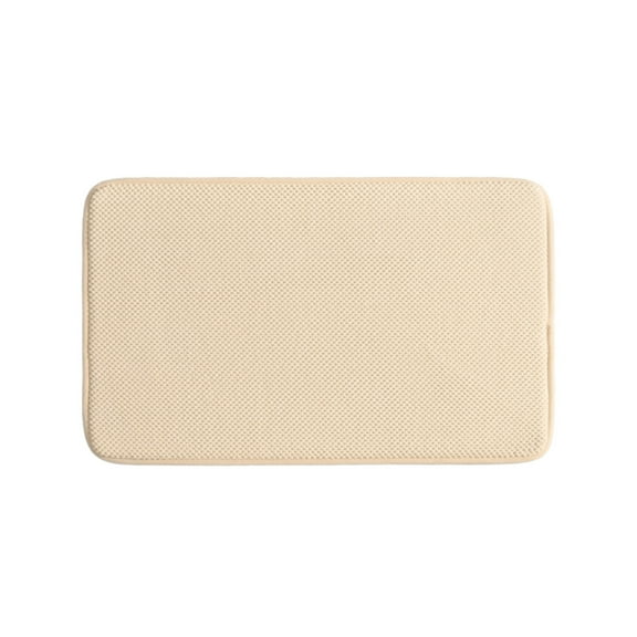 AYktou Thick Striped Memory Foam Bathroom Rugs 16x24" Extra Soft Absorbent Bath Mat,Machine Washable,Non-Slip Plush Carpet Runner for Tub,Shower,and Floor,Home Decor Accessories