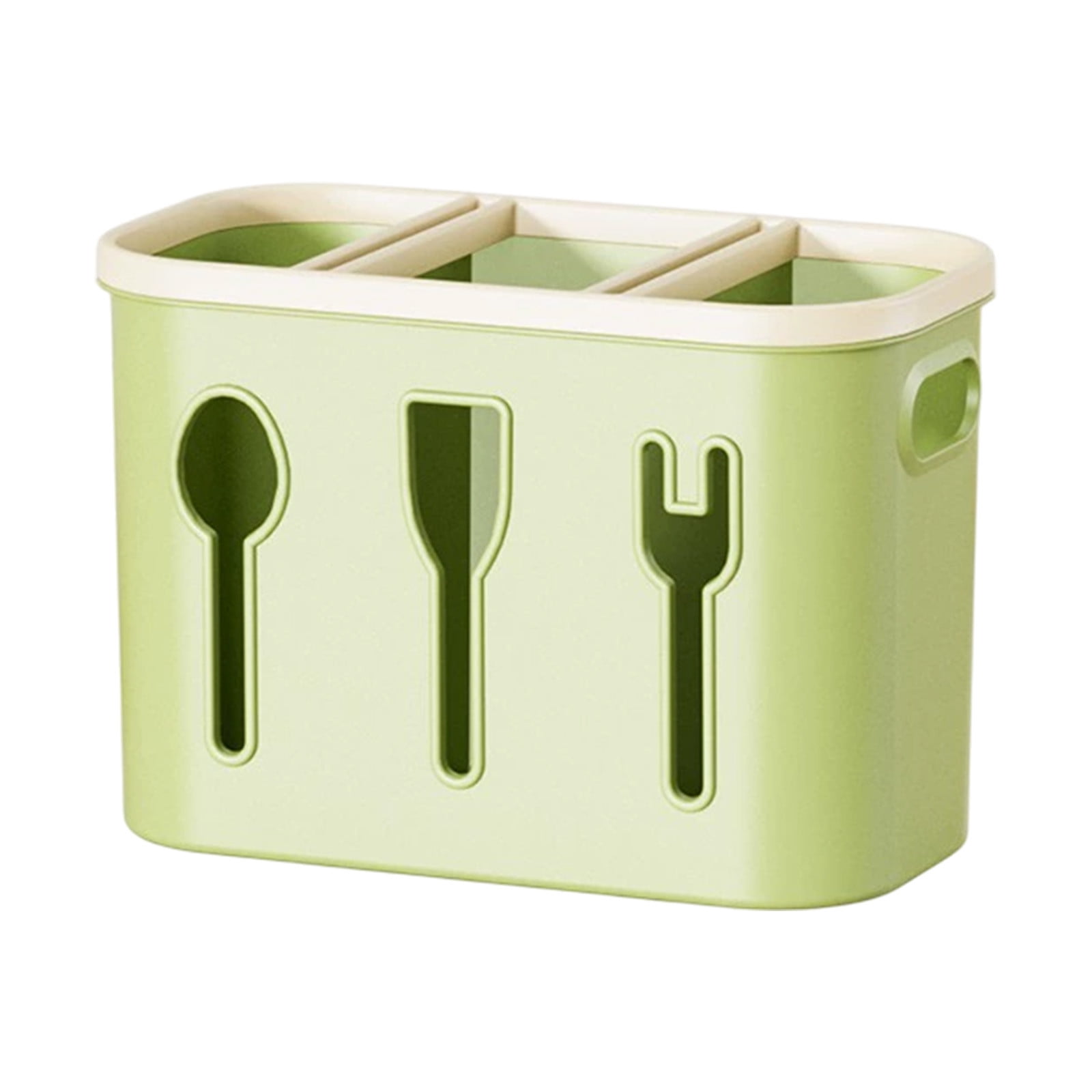 AYktou Thickened Flatware Organizer, Tableware Storage Box Chopstick ...