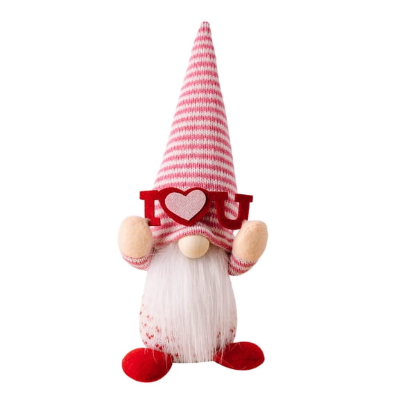 AYktou Valentine's Day Gnomes - Valentines Day Decorations - Valentines Day Gifts for Her, Teacher, Girls, Him - Wedding for Women - Valentines Day Couple Plush Gnomes Decorations for Home
