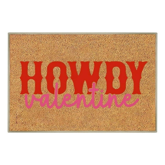 AYktou Valentine's Day Welcome Door Mats, 23.6×15.8 Inch Non-Slip Bathroom Rugs Decorations Indoor Outdoor Entrance Mats Front Door Carpet Washable Floor Rugs Wedding Anniversary Home Decor Rugs