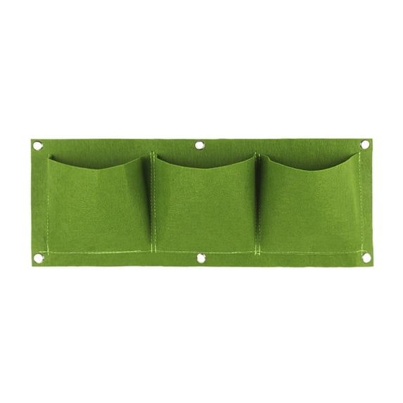 AYktou Wall Garden,Vertical Wall Planter Hanging Grow Bags-3 Pockets Hanging Planters for Plants Flower Vegetable for Indoor Outdoor