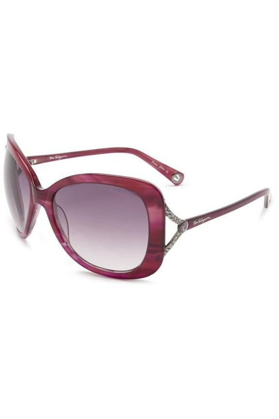 AZ-154-TRSOLIVIAPLM 57 mm True Religion Sunglasses Olivia Oversized Sunglasses - Plum