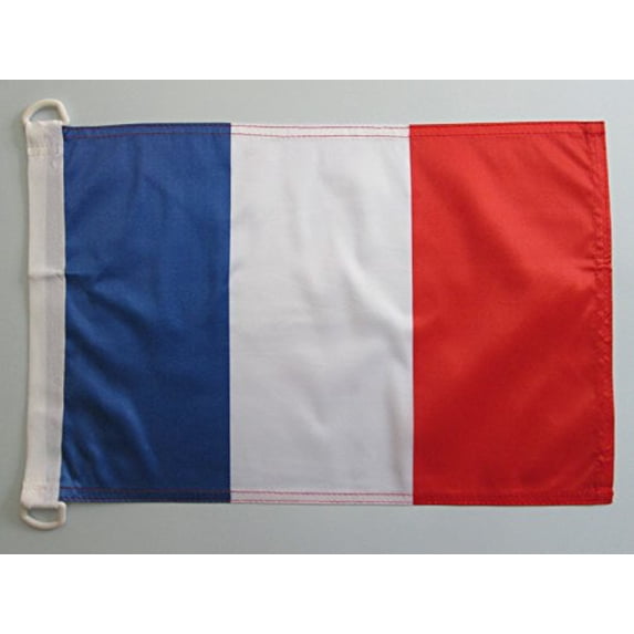AZ Flag France Boat Flag 2x3 ft Mesh Polyester Plastic Rings 90x60 cm ...