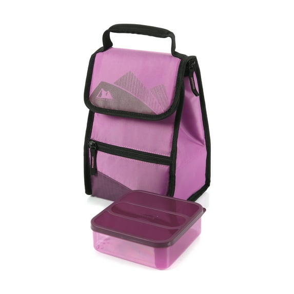 Arctic Zone Power Pack Lunch Pack with Food Container, Purple
