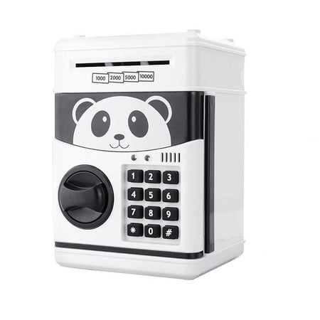 AZ Import Electronic Password Cartoon Panda Piggy Coin Bank