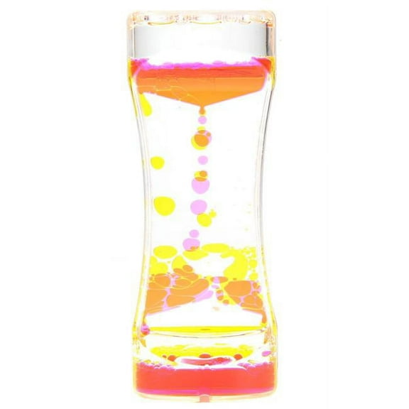 AZ Import TG415J Yellow Pink Liquid Motion Bubbler