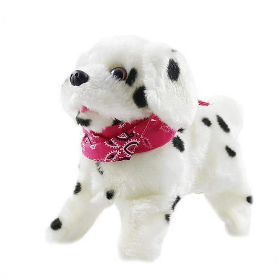 AZ Importer PT05B Black & White Cute Somersault Little Puppy - Barks, Sits Walk & Flips