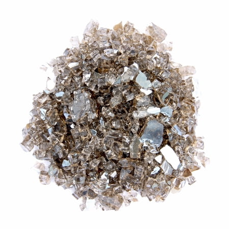 20lbs Reflective Fire Glass - Bronze