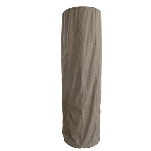 AZ Patio Heaters Round Glass Tube Heater Commercial Cover in Tan