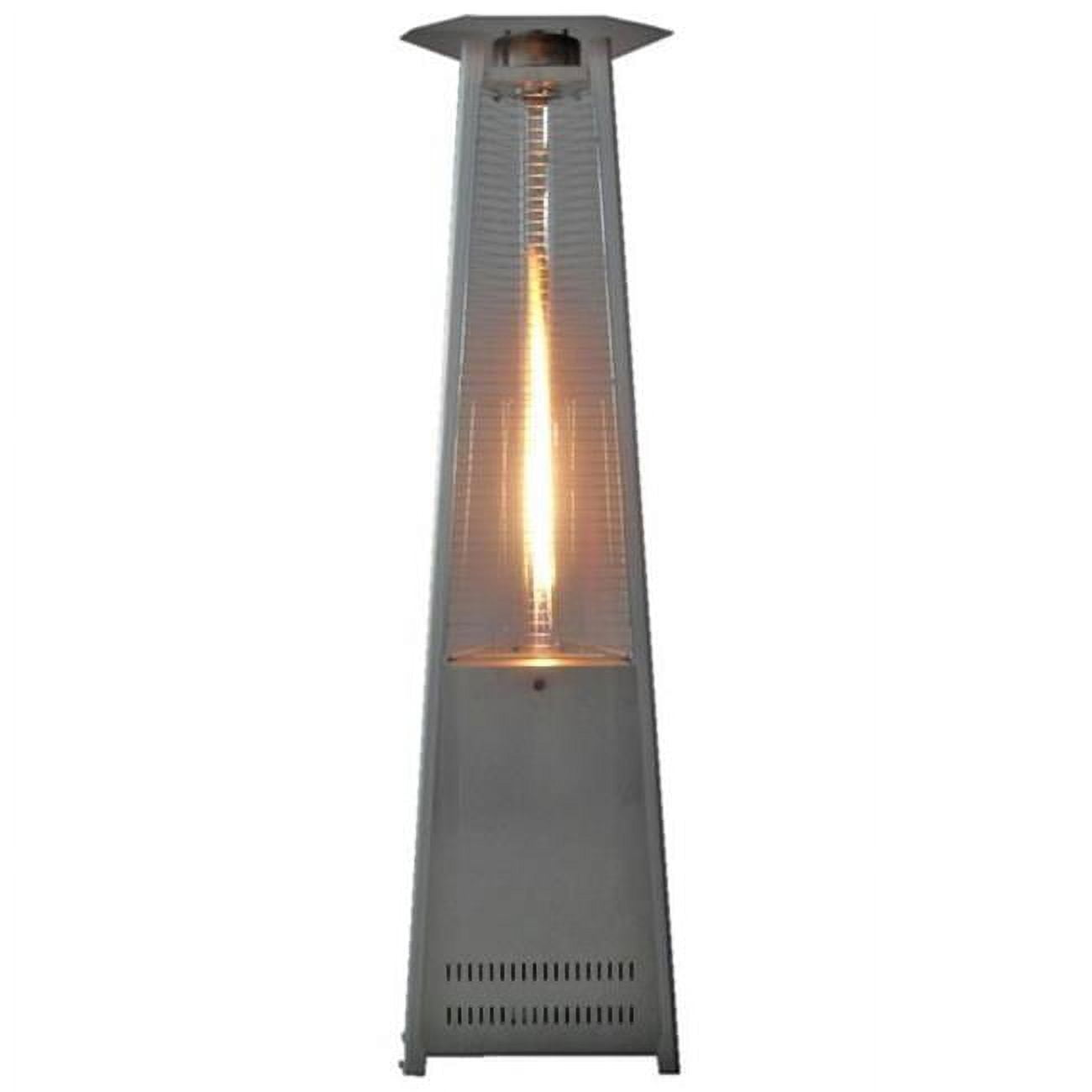 Tall Stainless Steel Triangle Glass Tube Propane Patio Heater