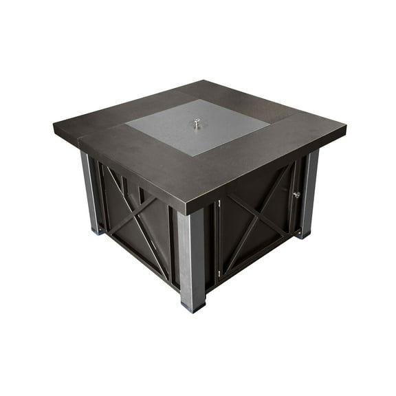 AZ Patio Heaters Outdoor Fire Pit in Hammered Bronze and Stainless Steel
