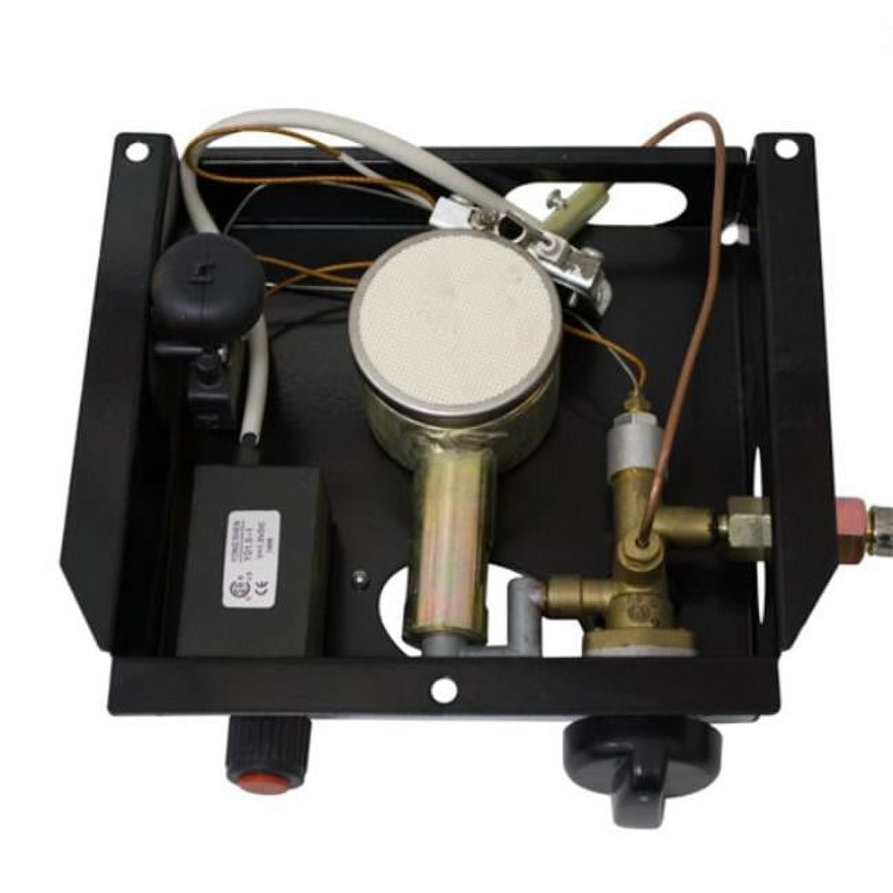 Silver 6 Bolt Hole Pattern Burner for Triangle Glass Tube Patio Heater