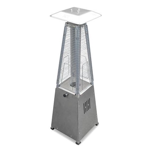AZ Patio Heaters Tabletop Quartz Glass Tube Liquid Propane heater, Stainless