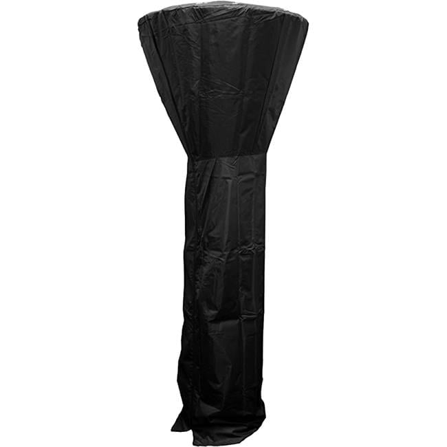 Heavy Duty Black Tall Patio Heater Cover with Zipper