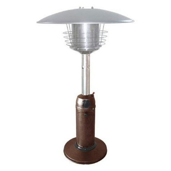 AZ Patio Heaters Propane Gas Outdoor Tabletop Patio Heater, Hammered Bronze