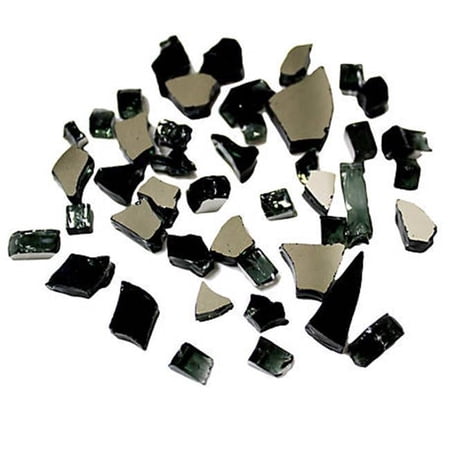 AZ Patio Heaters RFGLASS-RBLK Reflective Fire Pit Glass, Black