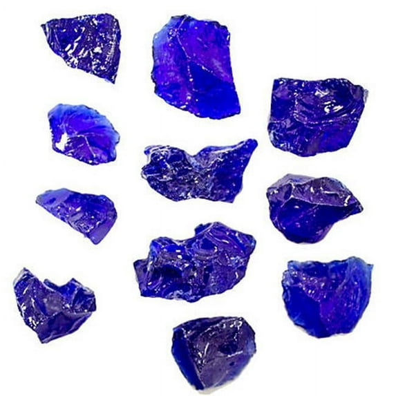 AZ Patio Heaters RGLASS-CB Recycled Fire Pit Glass, Cobalt Blue