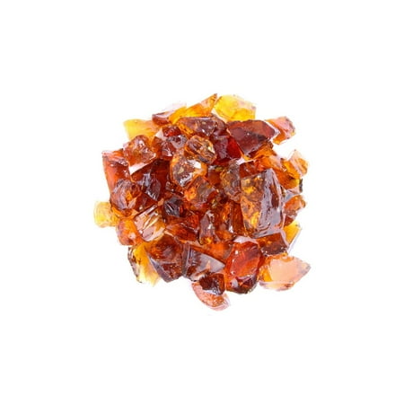 AZ Patio Heaters Recycled Fire Glass in Amber