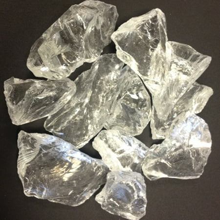 AZ Patio Heaters Recycled Fire Pit Fire Glass in Ice